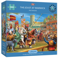 thumb-The Joust at Warwick - jigsaw puzzle of 1000 pieces-1