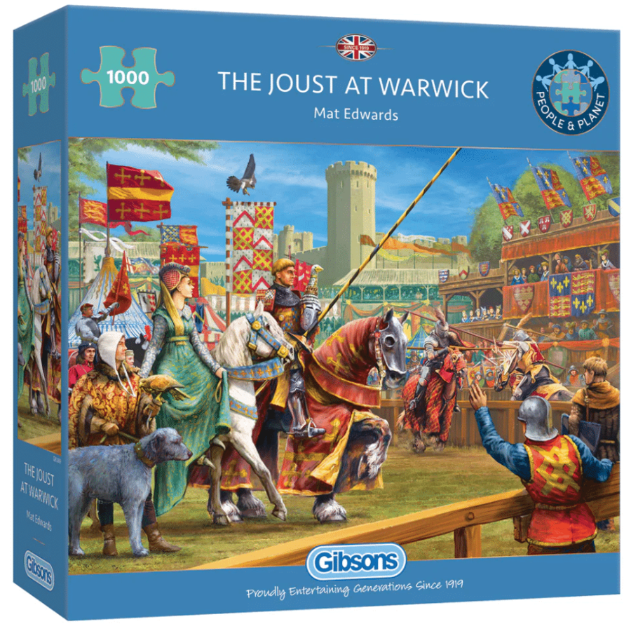 The Joust at Warwick - jigsaw puzzle of 1000 pieces-1