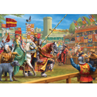 thumb-The Joust at Warwick - jigsaw puzzle of 1000 pieces-2