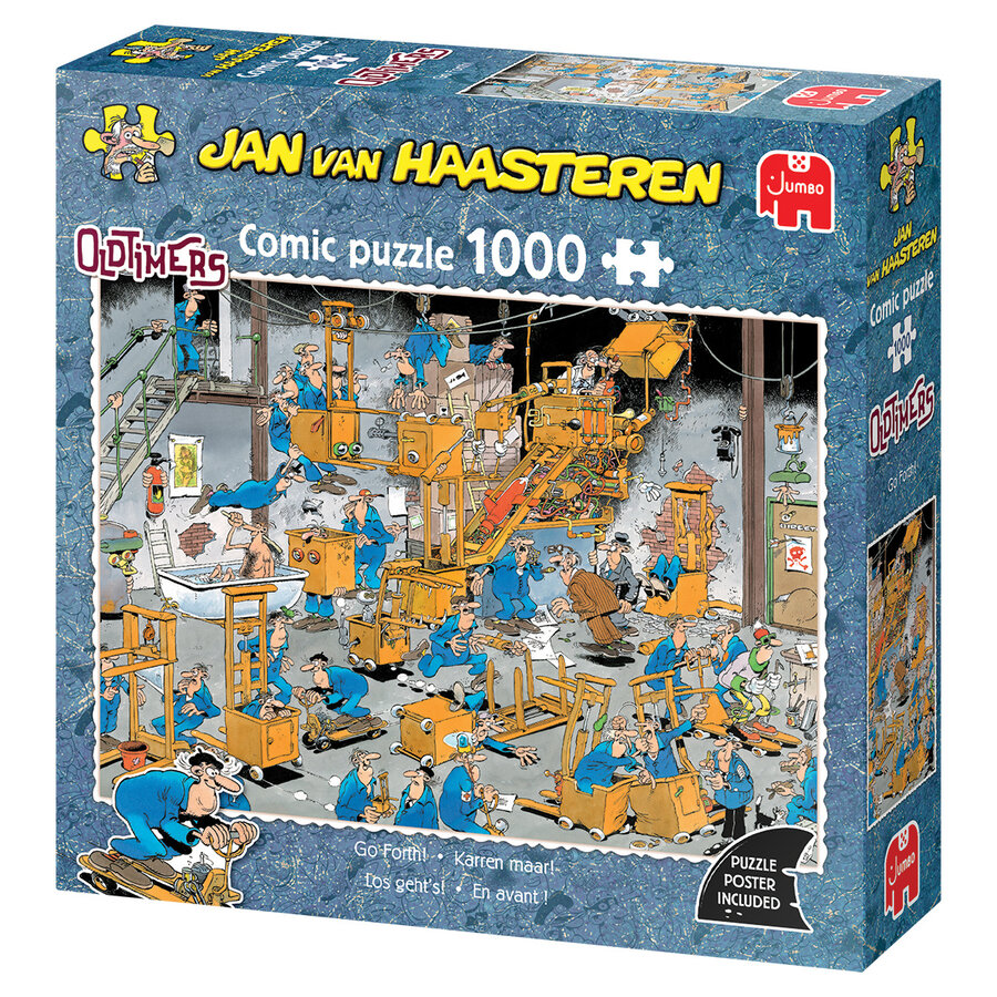 En Avant! - Jan van Haasteren Oldtimers - puzzle de 1000 pièces-2