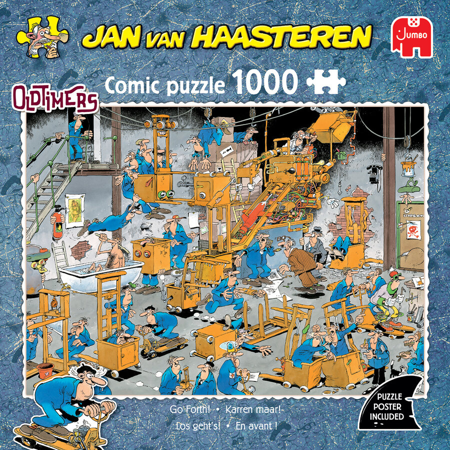 En Avant! - Jan van Haasteren Oldtimers - puzzle de 1000 pièces-3
