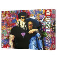 thumb-TV boy Leo and Lisa- puzzle of 1500 pieces-1