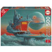 thumb-Planet of Fire and Ice - jigsaw puzzle of 500 XL pieces-3