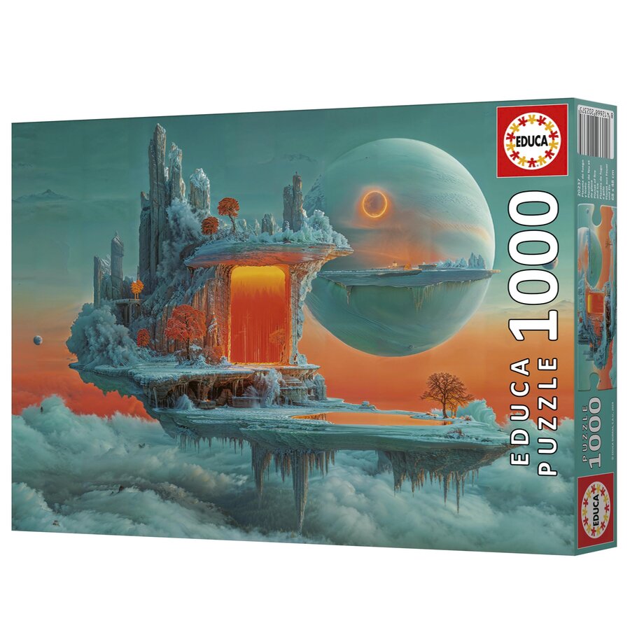 Planet of Fire and Ice   - puzzle of 1000 pieces-2