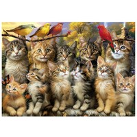 thumb-Kittens and Birds- jigsaw puzzle of 500 pieces-2