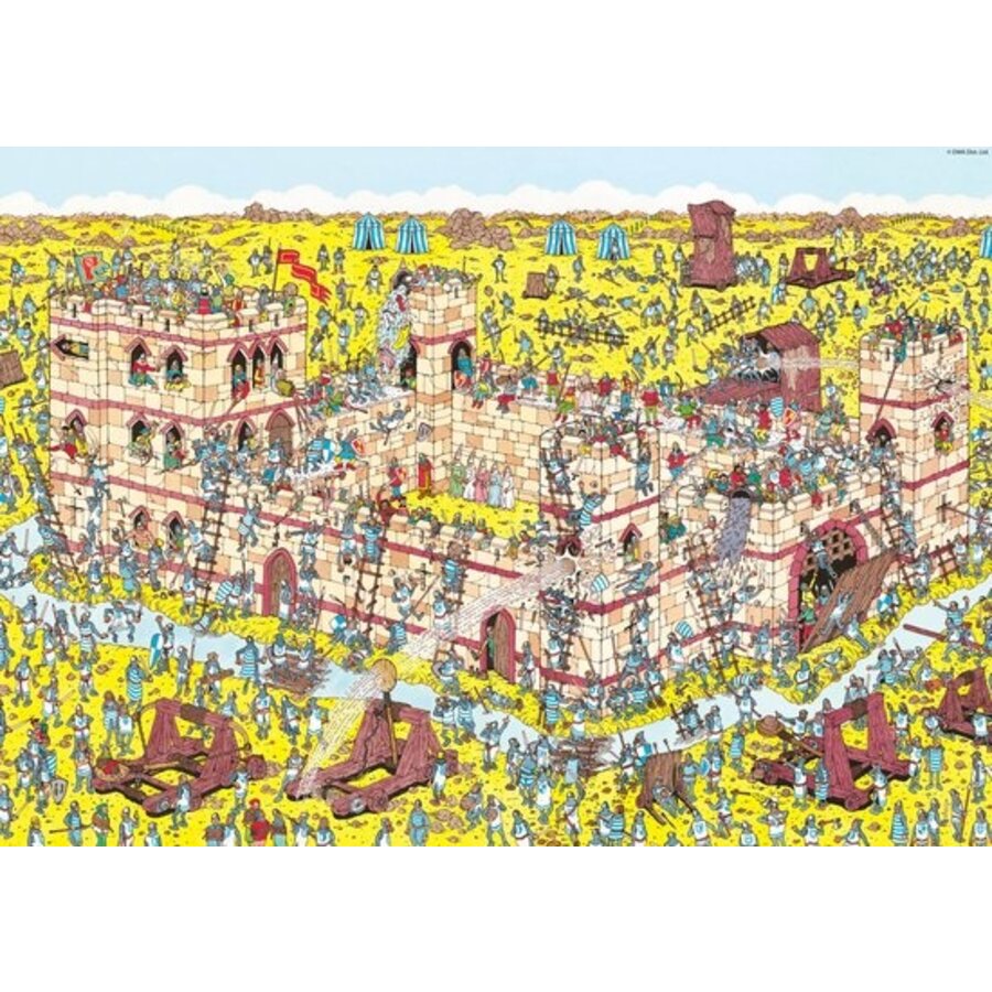 Où est Wally - Attaque des chevaliers - puzzle de recherche de 1000 pièces-2