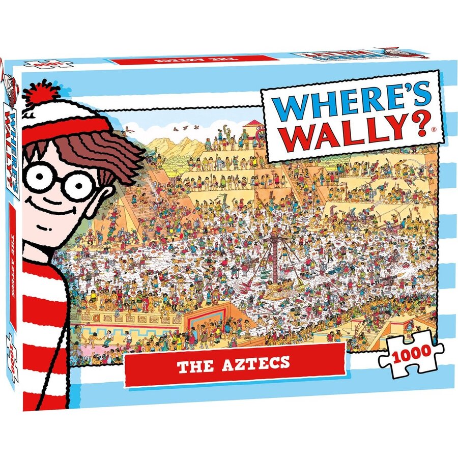 Waar is Wally - De Azteken - leg- en zoekpuzzel van 1000 stukjes-1