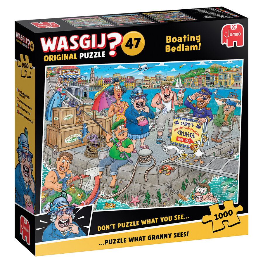 Wasgij Original 47 - De boot in! - 1000 stukjes-1