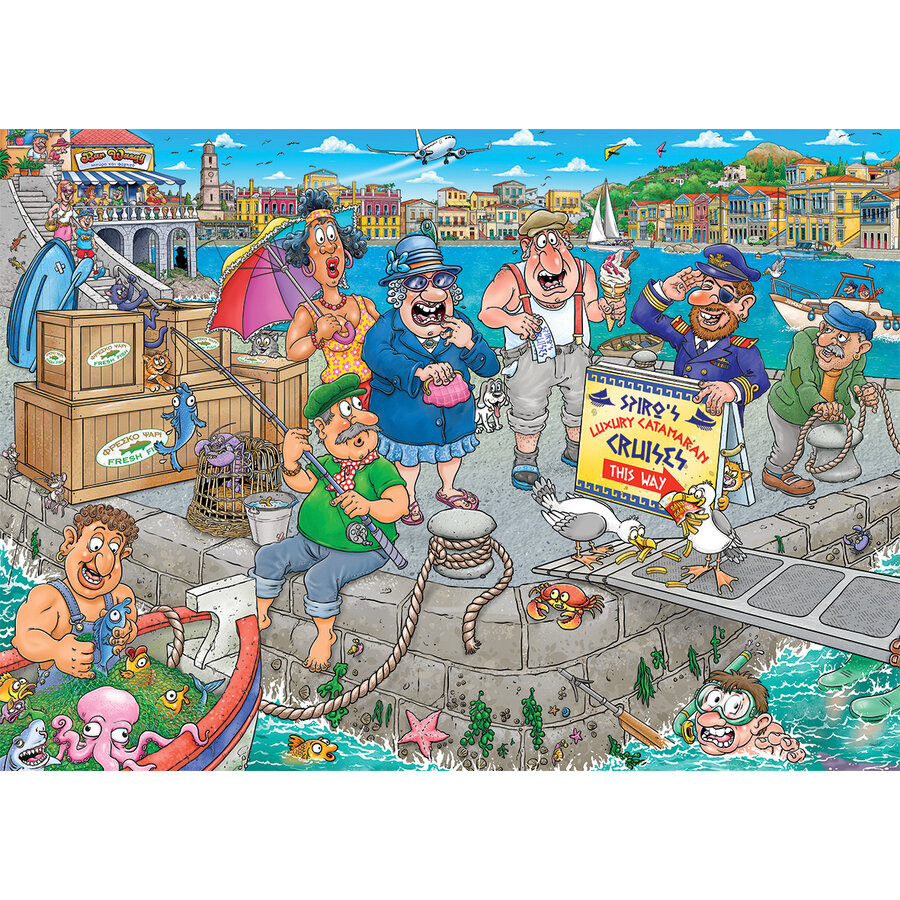 Wasgij Original 47 - Boating Bedlam!- 1000 pieces-2