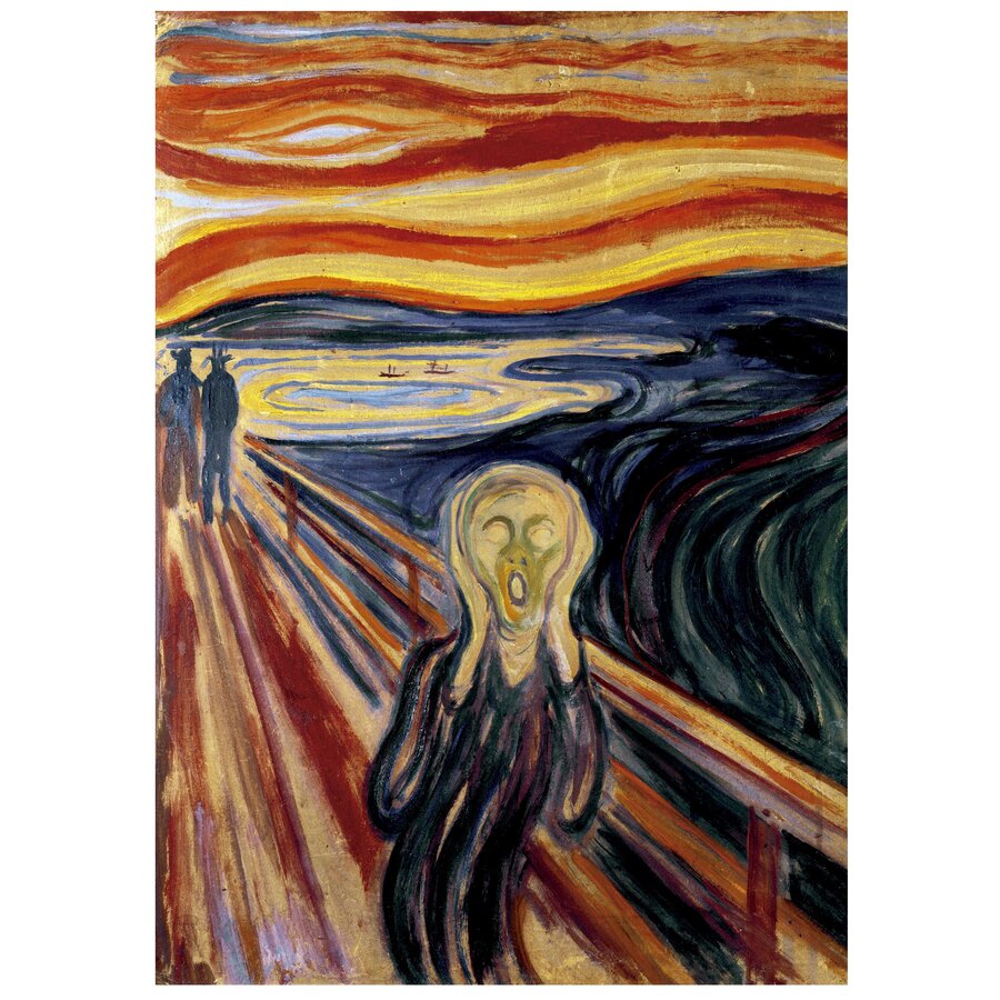 The Scream - Edvard Munch - puzzle of 1000 pieces-2