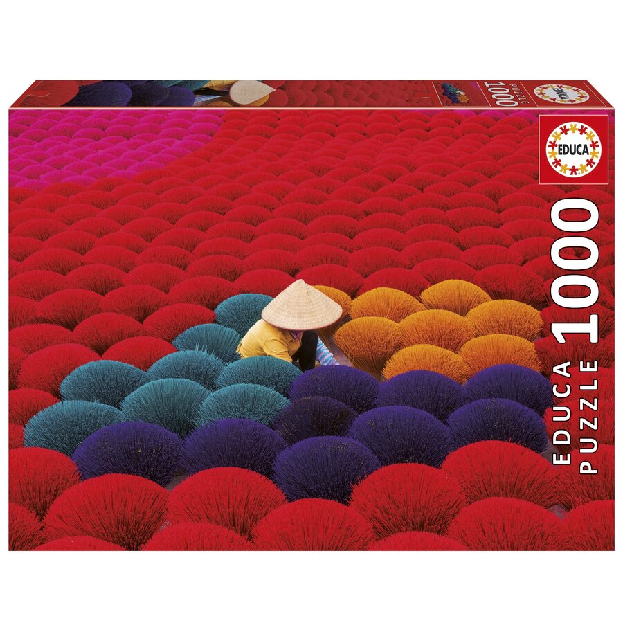 Het wierookdorp in Vietnam  -  puzzel 1000 stukjes-1