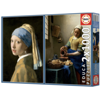 thumb-Vermeer - 2 x 1000 stukjes legpuzzel-3