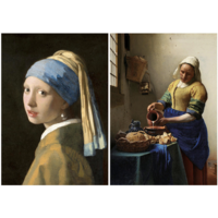 thumb-Vermeer - 2 x 1000 pièces puzzle-2