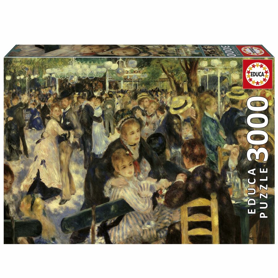 Bal du Moulin De La Galette - puzzle de 3000 pièces-1