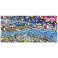 thumb-Het Leven - Panorama - puzzel van 3000 stukjes-2