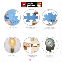 thumb-Hallstatt  in de sneeuw - Oostenrijk  - legpuzzel van 1500 stukjes-5