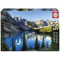 thumb-Meer in Alberta - Canada - legpuzzel van 500 stukjes-1