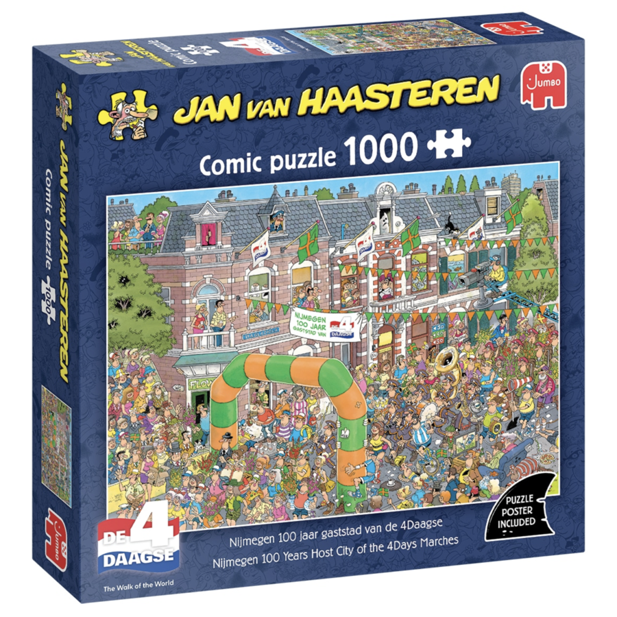 Nijmegen 100 years city of 4Days Marches - JvH - puzzle of 1000 pieces-1