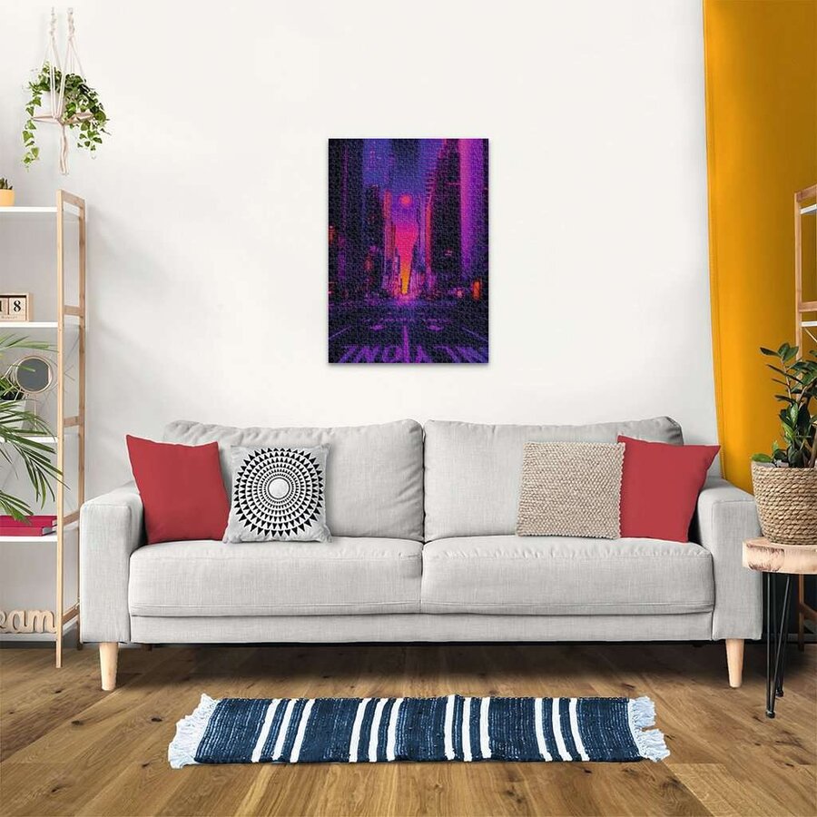 New York NeonArt - puzzle of 1000 pieces-4