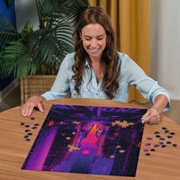 thumb-New York NeonArt - puzzle of 1000 pieces-3