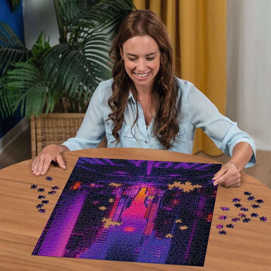 New York NeonArt - puzzle of 1000 pieces-3