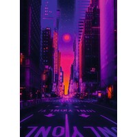 thumb-New York NeonArt - puzzle de 1000 pièces-2