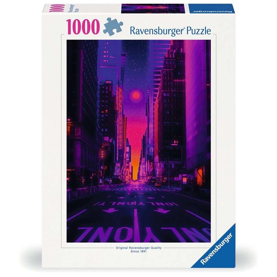 New York NeonArt - puzzle of 1000 pieces-1
