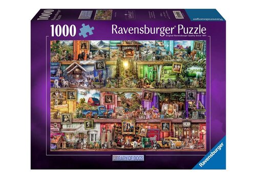  Ravensburger The Library of Dogs - 1000 stukjes 