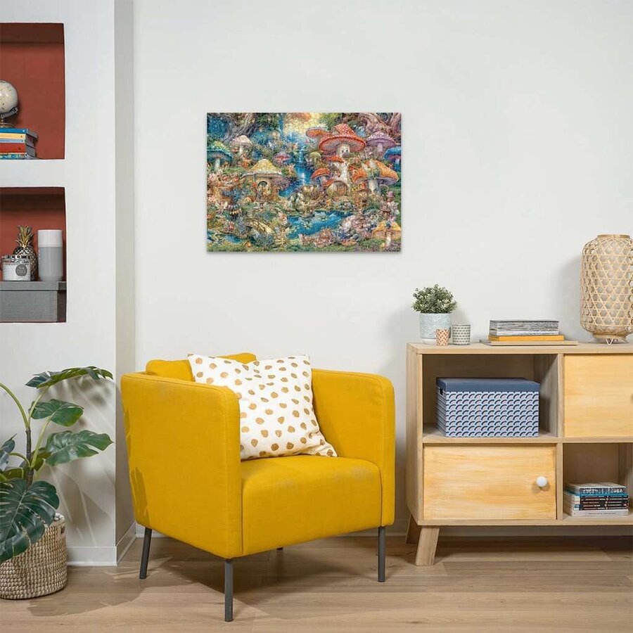 Merry Mushroom Village - Aimee Stewart - puzzle of 1000 pieces-5