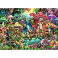 Merry Mushroom Village - Aimee Stewart - puzzle of 1000 pieces