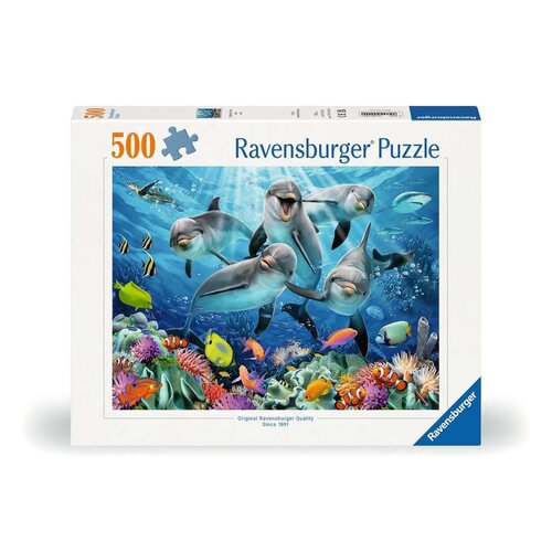  Ravensburger Dolfijnen in het koraalrif - 500 stukjes 