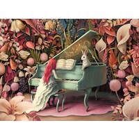 thumb-Rabbit Recital - puzzle de 500 pièces-2