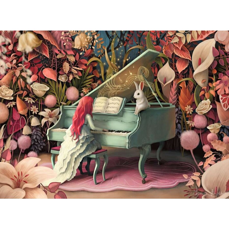 Rabbit Recital - jigsaw puzzle of 500 pieces-2