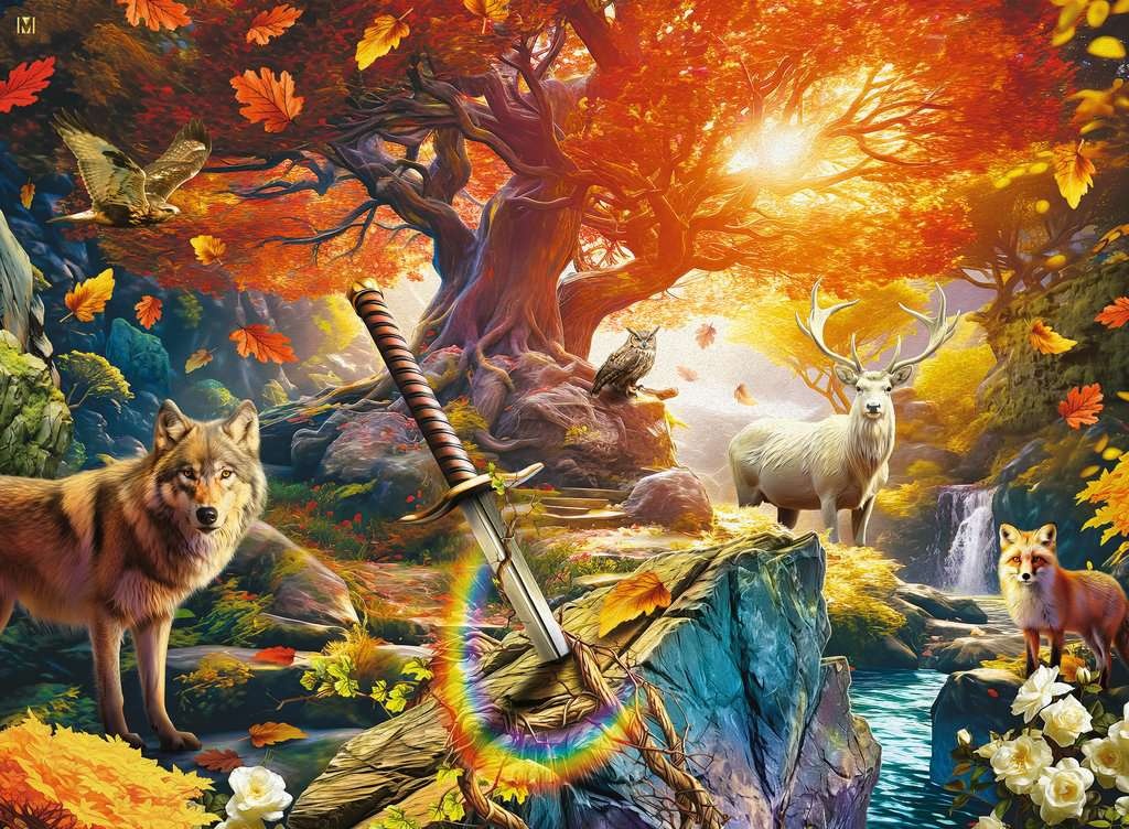 Jigsaw Puzzle Korpokkur in the Forestパズル MURAKAMI TAKASHI kaikai kiki Korpokkur in the Forest Jigsaw