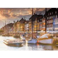 thumb-Zonsondergang in Kopenhagen - puzzel van 500 stukjes-2