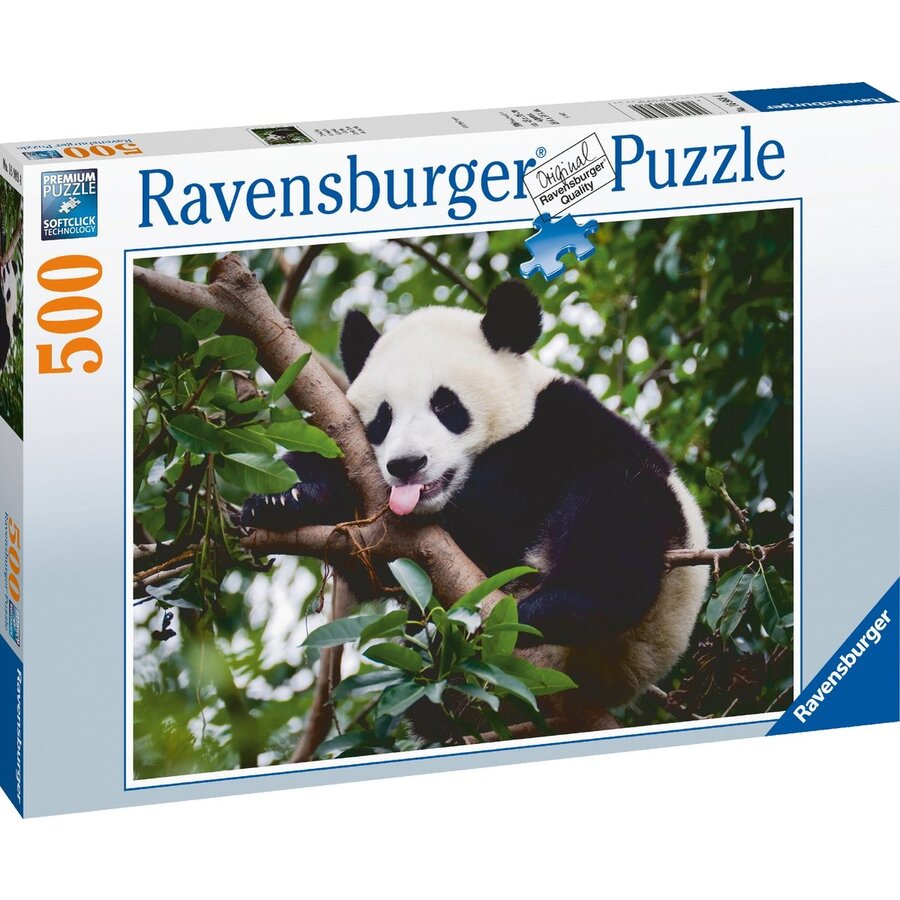 Panda dans l'arbre - puzzle de 500 pièces-1
