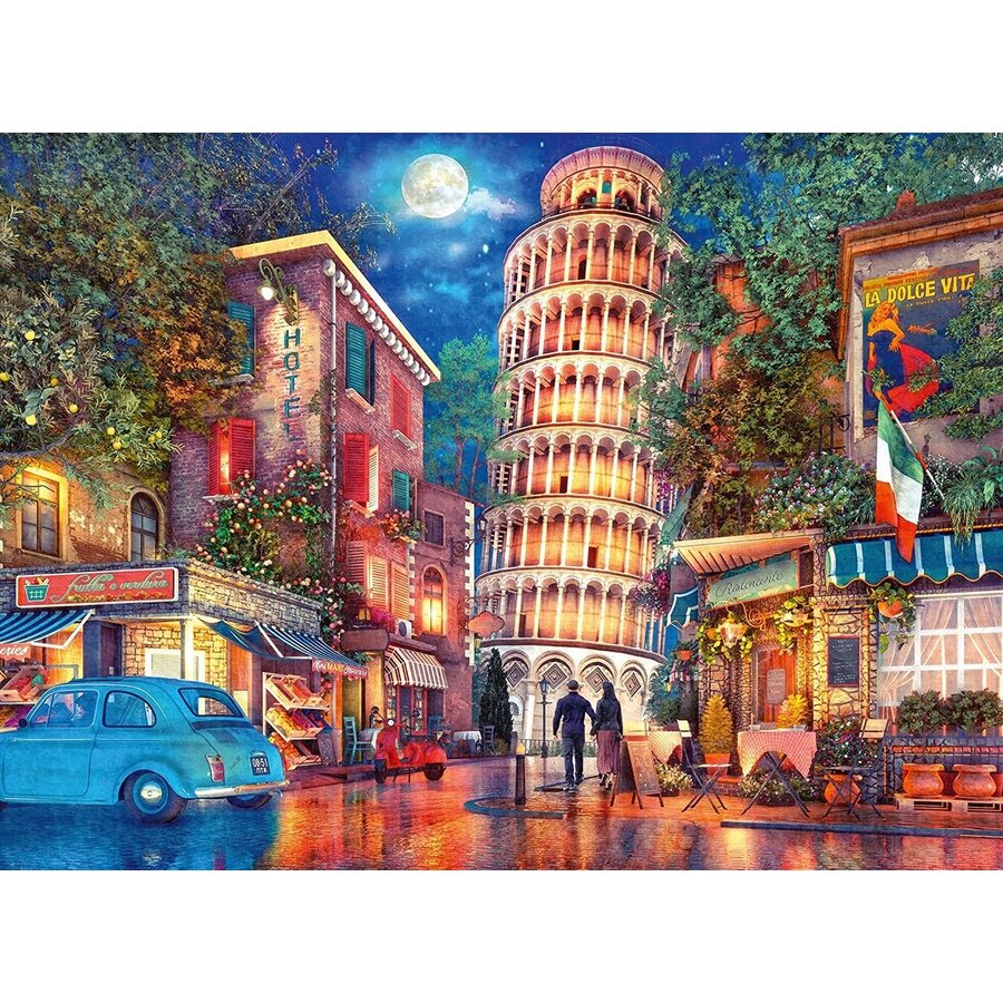 Avond in Pisa - puzzel van 500 stukjes-2
