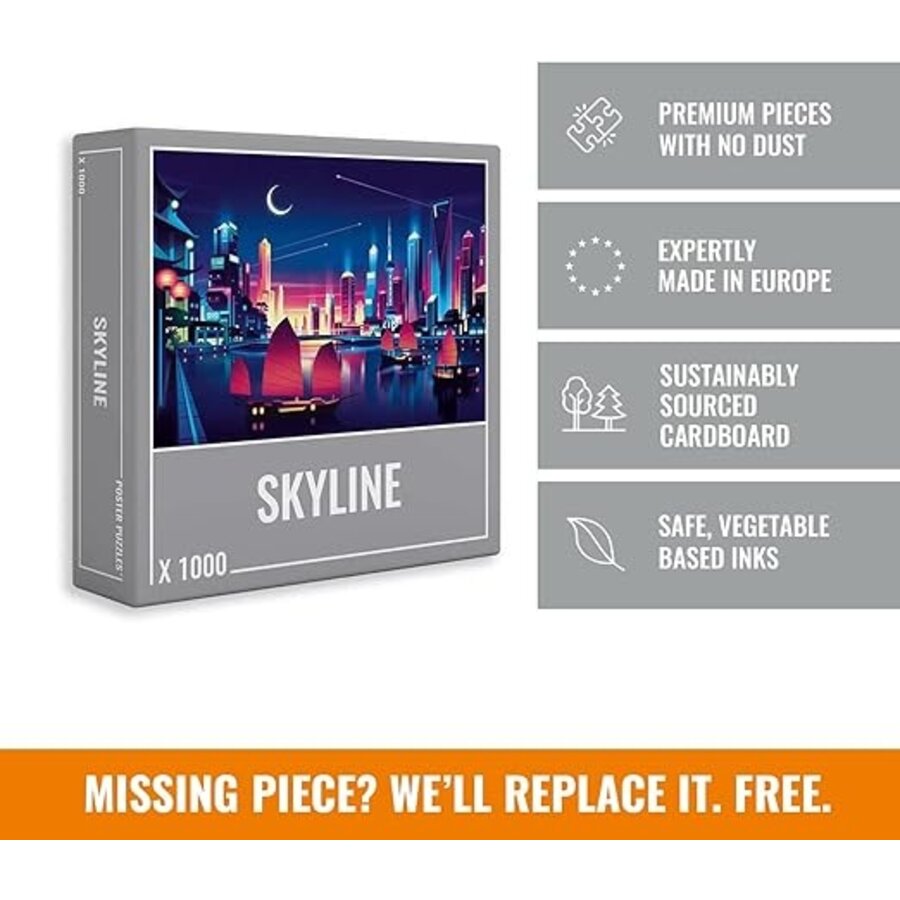 Skyline - puzzle of 1000 pieces-4