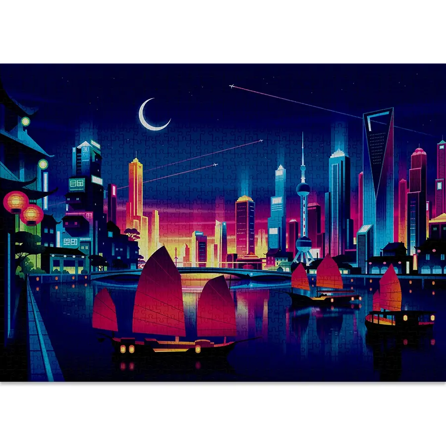 Skyline - puzzle of 1000 pieces-2