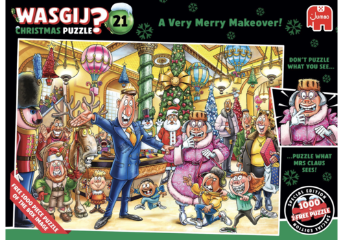 Jumbo Wasgij Christmas 21 - A Very Merry Makeover - 2 x 1000 stukjes 