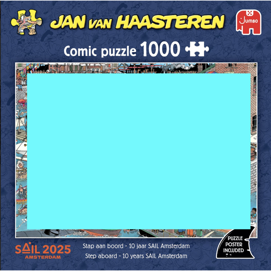 PRE-ORDER - Stap aan boord - 10jaar SAIL Amsterdam - JvH - puzzel van 1000 stukjes-1