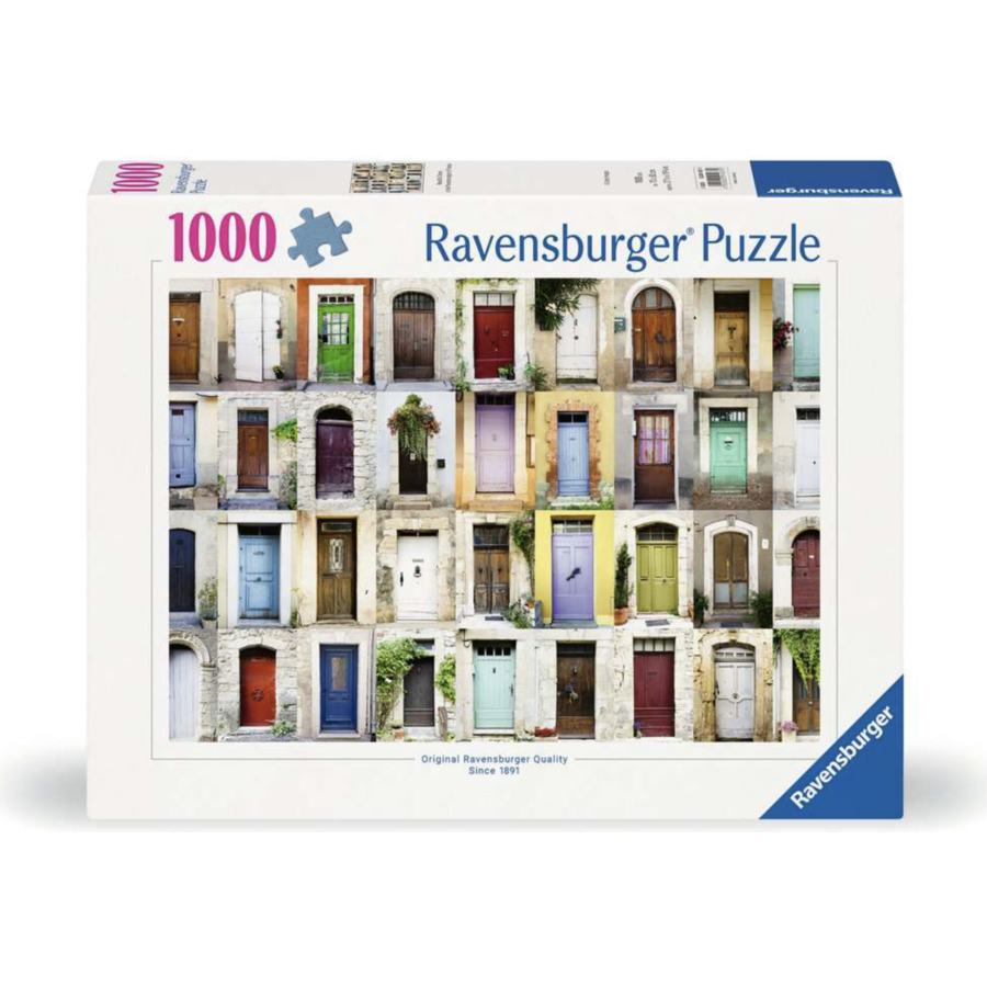 Doors in Provence - puzzle of 1000 pieces-1