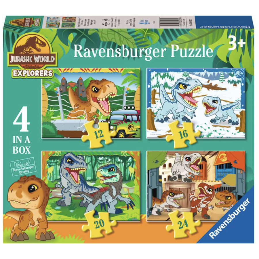 Jurassic World Explorers - 12+16 +20 +24 pièces-1