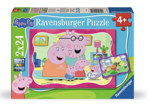  Ravensburger Peppa Pig - 2 x 24 pieces 