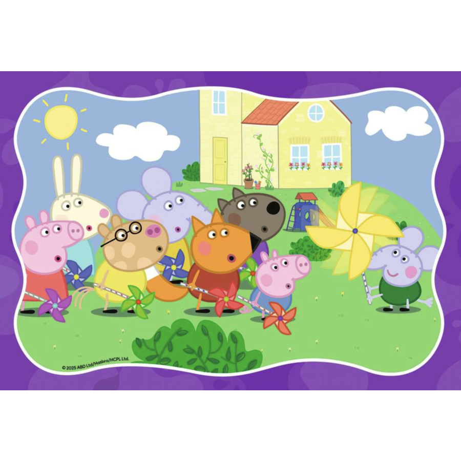 Peppa Pig - 2 puzzels van 24 stukjes-2