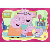 thumb-Peppa Pig - 2 puzzels van 24 stukjes-3