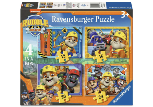  Ravensburger Rubble & Crew - 12+16 +20 +24 pièces 