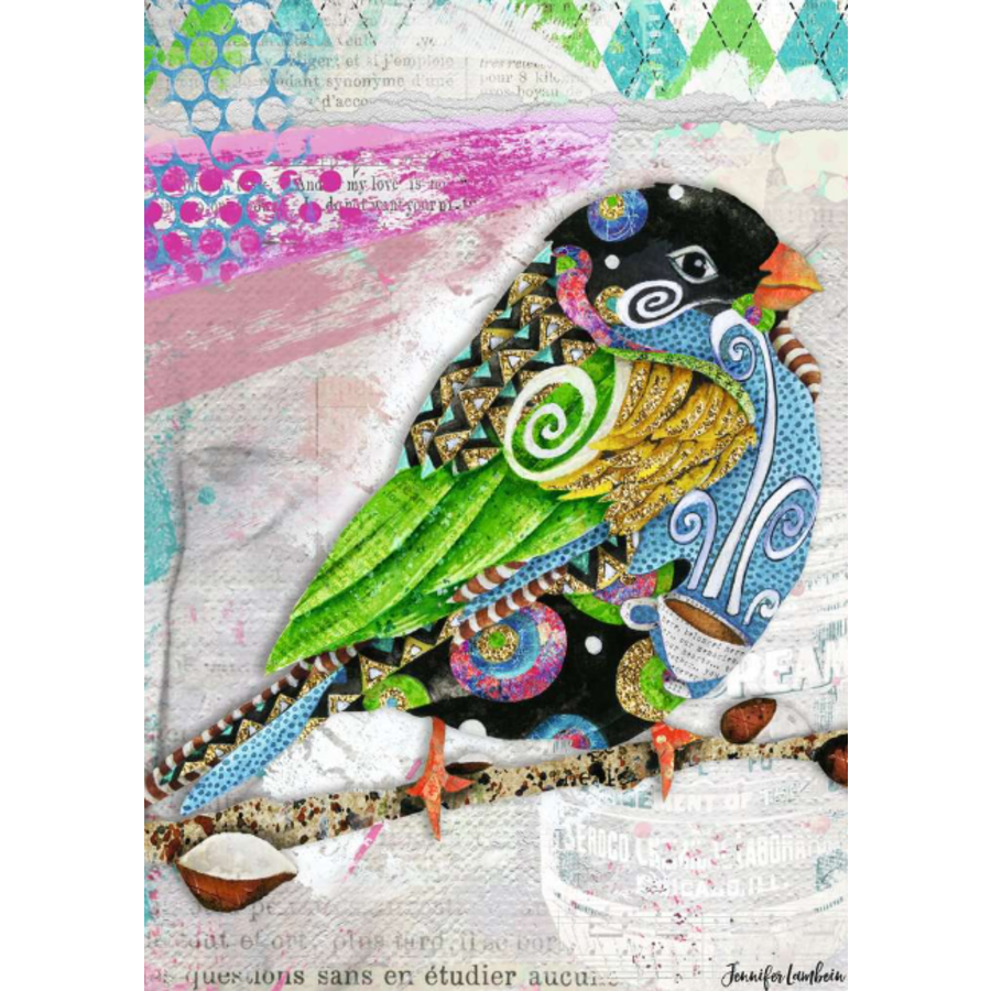 Swirly Bird - puzzle de 1000 pièces-2