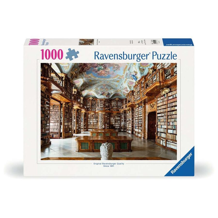 Library in St. Florian Monastery - puzzle of 1000 pieces-1