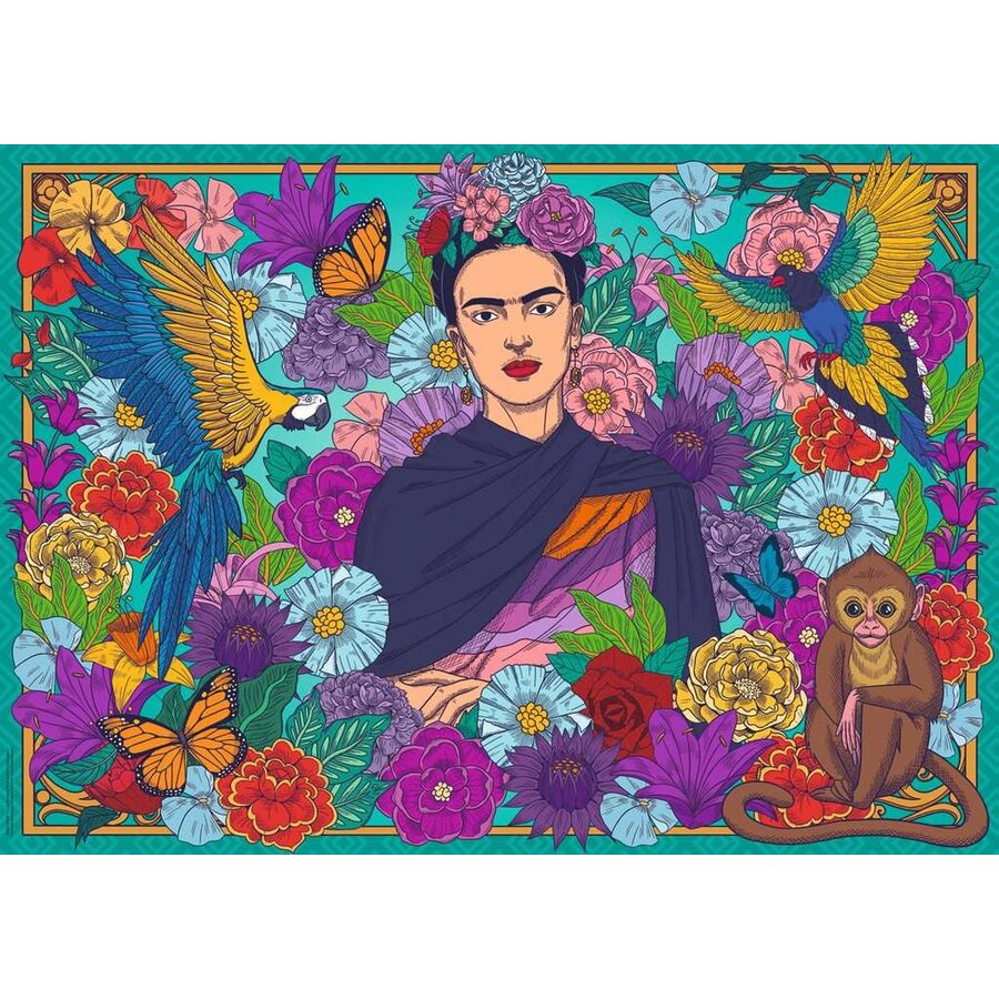 Frida Kahlos Paradis - puzzle de 1000 pièces-2